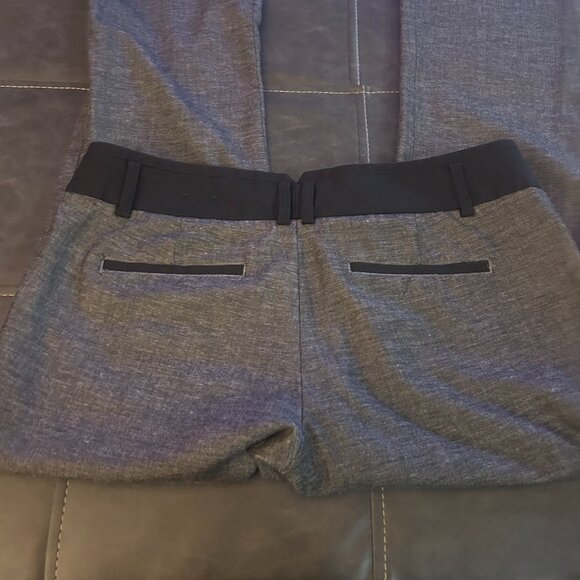Express "columnist" gray bootcut dress pants, woman's 8S - Picture 5 of 11